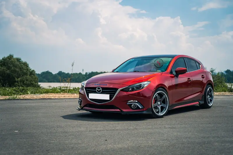 Mazda 3 Brembo Advan GT by 18 inch – mâm forged & heo thắng HFORGED, ảnh 4