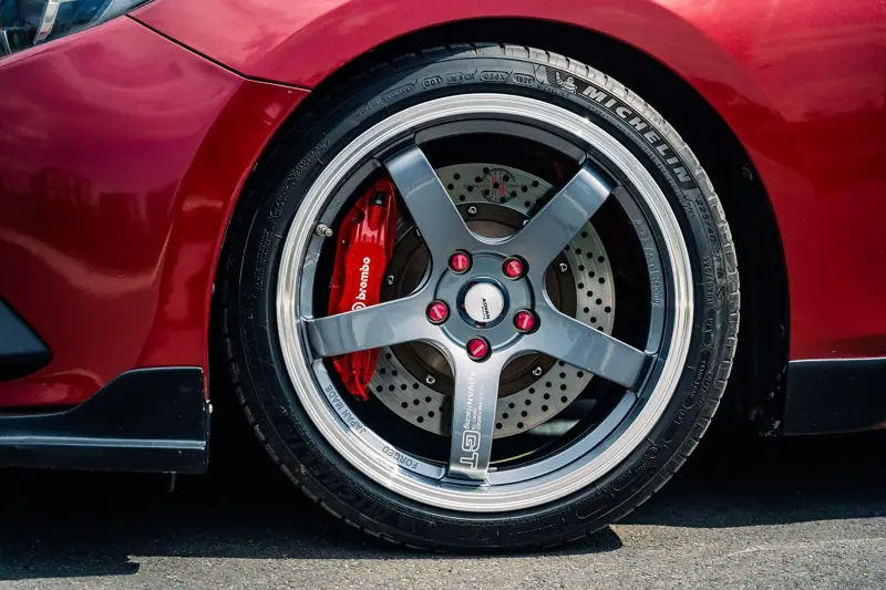 Mazda 3 Brembo Advan GT by 18 inch – mâm forged & heo thắng HFORGED, ảnh 6