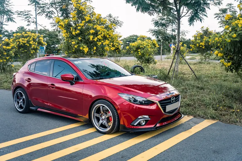 Mazda 3 Brembo Advan GT by 18 inch – mâm forged & heo thắng HFORGED, ảnh 9
