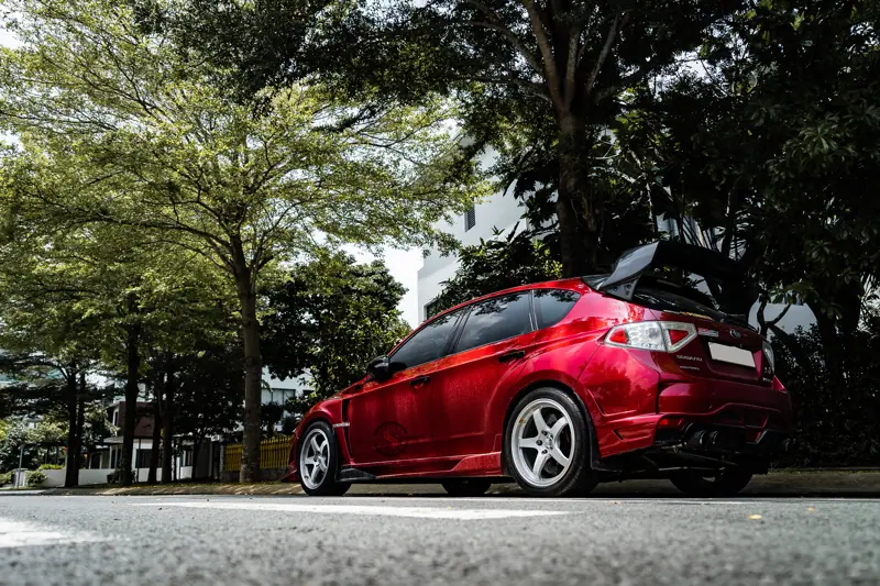 Subaru STi Hatchback Brembo Và Performance 18 inch – mâm forged & heo thắng HFORGED, ảnh 3