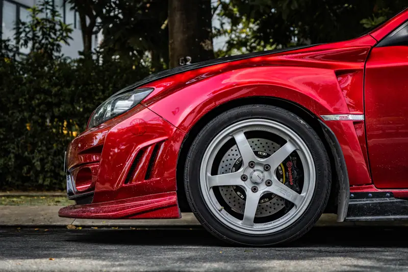 Subaru STi Hatchback Brembo Và Performance 18 inch – mâm forged & heo thắng HFORGED, ảnh 2