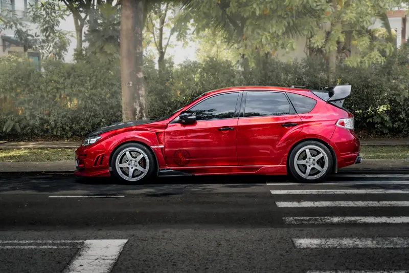 Subaru STi Hatchback Brembo Và Performance 18 inch – mâm forged & heo thắng HFORGED, ảnh 9