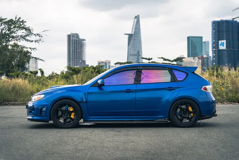 Subaru STi Rays TE37 Brembo – mâm forged & heo thắng HFORGED, ảnh 6