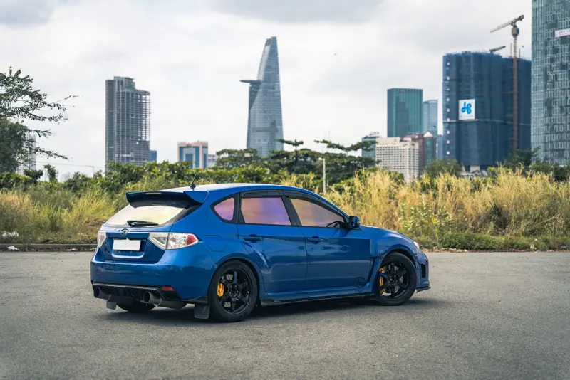 Subaru STi Rays TE37 Brembo – mâm forged & heo thắng HFORGED, ảnh 9