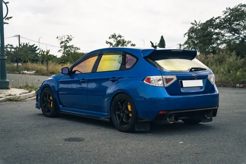 Subaru STi Rays TE37 Brembo – mâm forged & heo thắng HFORGED, ảnh 3