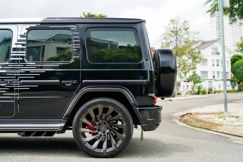 Mercedes G63 23 inch Vossen – mâm forged HFORGED, ảnh 6