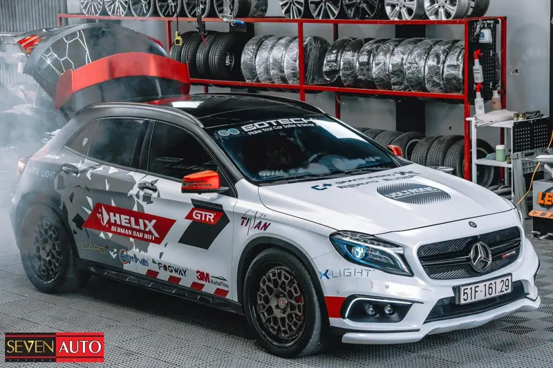 Mercedes GLA45 20 inch – mâm forged HFORGED, ảnh 2