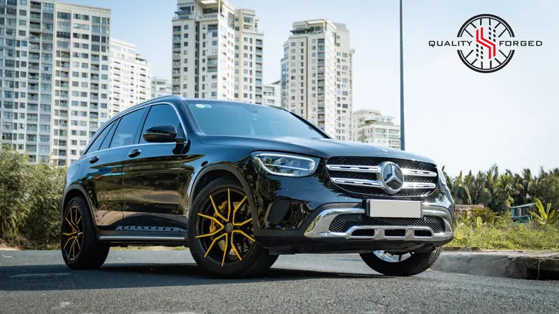 Mercedes GLC250 Brembo 20inch – mâm forged & heo thắng HFORGED, ảnh 6