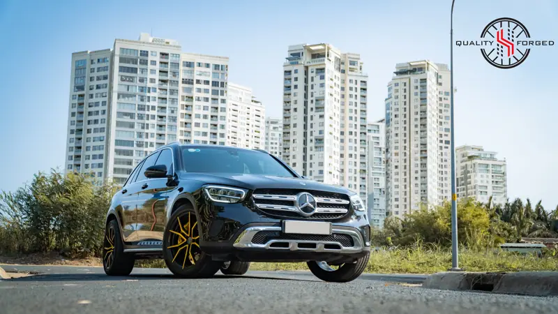 Mercedes GLC250 Brembo 20inch – mâm forged & heo thắng HFORGED, ảnh 5