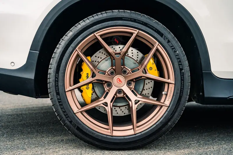 Mercedes GLC300 AMG 20 inch brake AMG – mâm forged & heo thắng HFORGED, ảnh 7