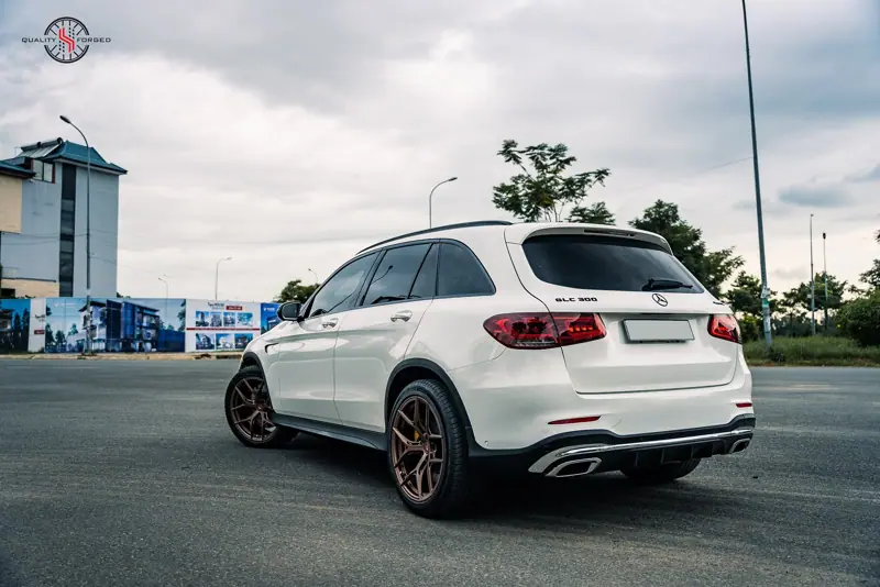 Mercedes GLC300 AMG 20 inch brake AMG – mâm forged & heo thắng HFORGED, ảnh 8