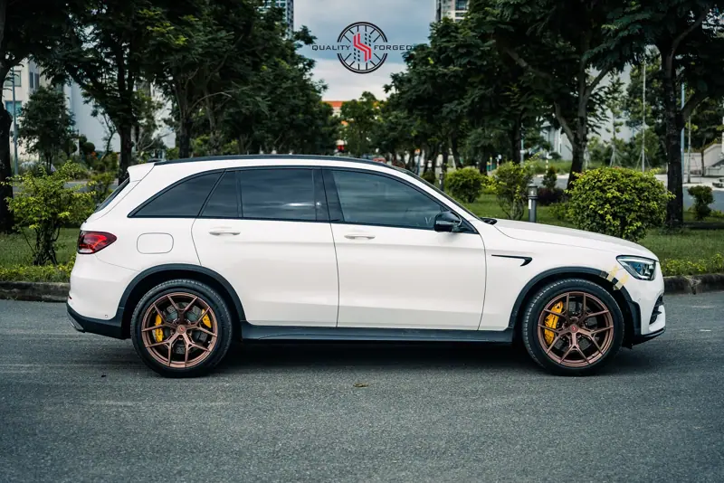 Mercedes GLC300 AMG 20 inch brake AMG – mâm forged & heo thắng HFORGED, ảnh 2