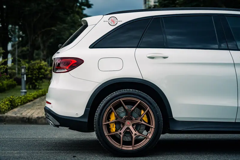 Mercedes GLC300 AMG 20 inch brake AMG – mâm forged & heo thắng HFORGED, ảnh 5