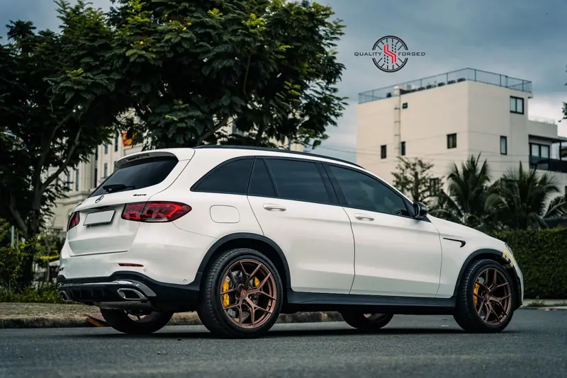 Mercedes GLC300 AMG 20 inch brake AMG – mâm forged & heo thắng HFORGED, ảnh 3