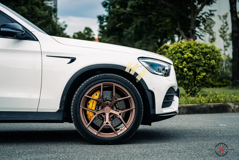 Mercedes GLC300 AMG 20 inch brake AMG – mâm forged & heo thắng HFORGED, ảnh 4