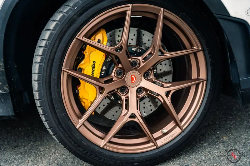 Mercedes GLC300 AMG 20 inch brake AMG – mâm forged & heo thắng HFORGED, ảnh 9