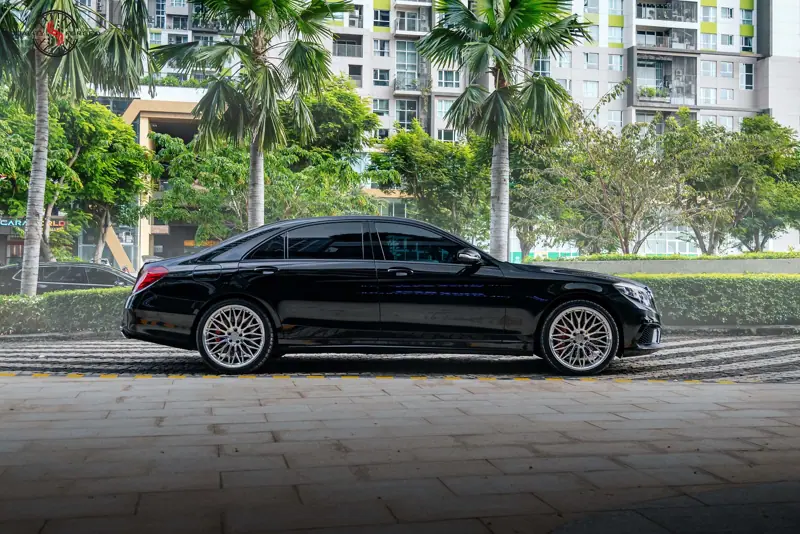 Mercedes W222 S500 21 inch AMG brake – mâm forged & heo thắng HFORGED, ảnh 1