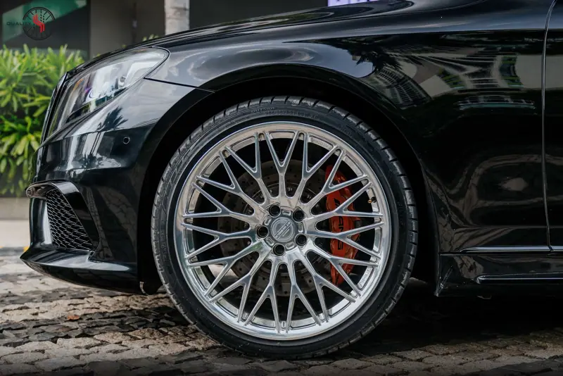 Mercedes W222 S500 21 inch AMG brake – mâm forged & heo thắng HFORGED, ảnh 3