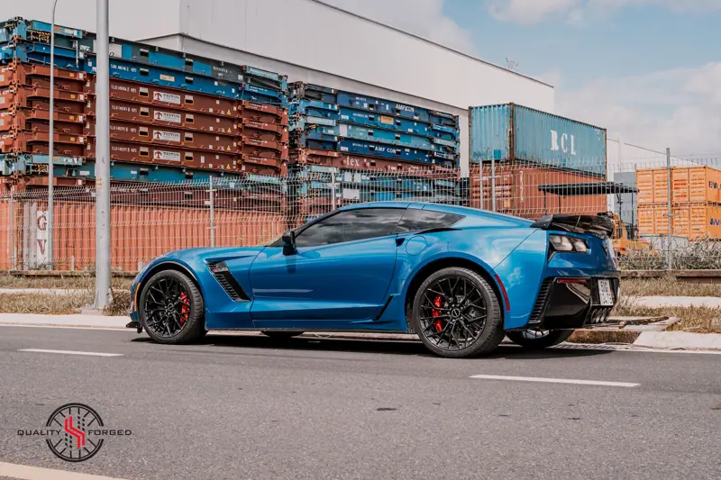 Corvette Z06 650hp C7 – mâm forged HFORGED, ảnh 2