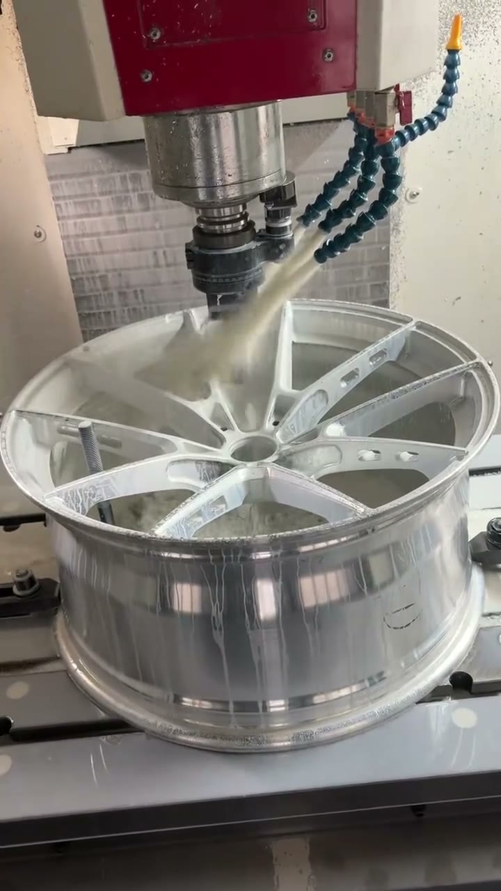 Mâm forged 5 nan kép phay tinh mặt bóng sáng