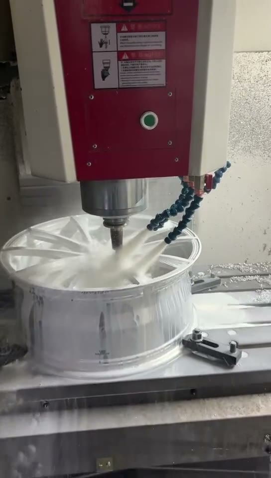 Phay CNC mâm forged 5 nan kép theo bản vẽ riêng